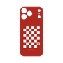 プレミアムパネル［ Racing checkered flag Red - レーシングチェッカーフラッグ レッド ］