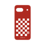 プレミアムパネル［ Racing checkered flag Red - レーシングチェッカーフラッグ レッド ］
