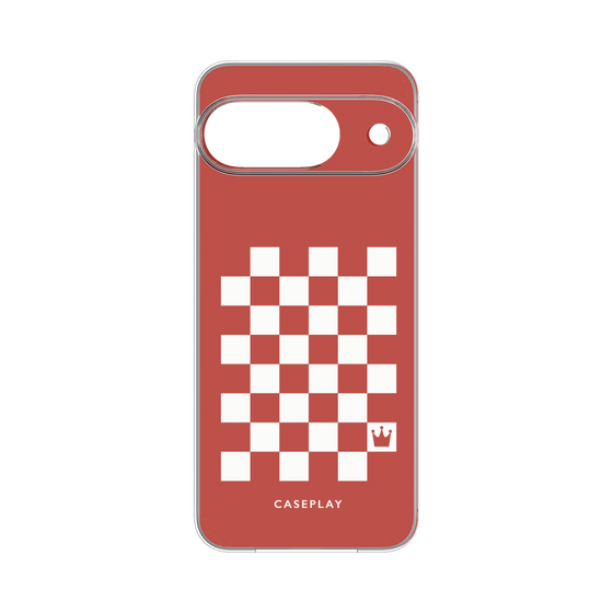 プレミアムパネル［ Racing checkered flag Red - レーシングチェッカーフラッグ レッド ］