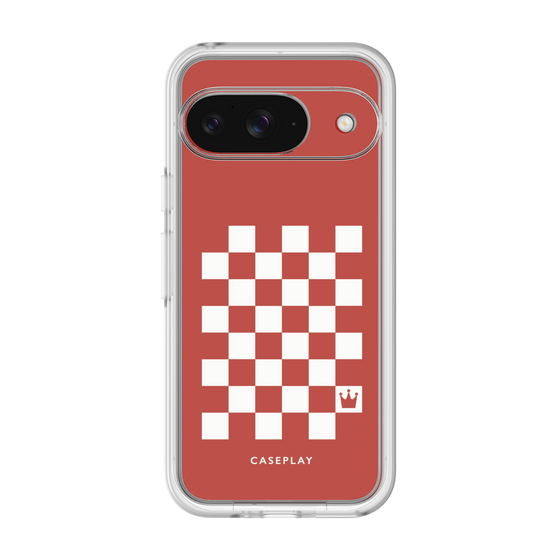 プレミアムパネル［ Racing checkered flag Red - レーシングチェッカーフラッグ レッド ］