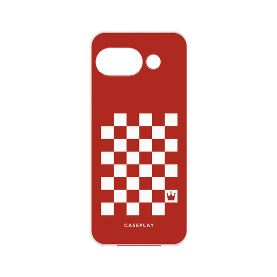 プレミアムパネル［ Racing checkered flag Red - レーシングチェッカーフラッグ レッド ］