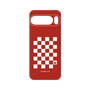 プレミアムパネル［ Racing checkered flag Red - レーシングチェッカーフラッグ レッド ］