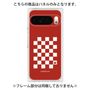 プレミアムパネル［ Racing checkered flag Red - レーシングチェッカーフラッグ レッド ］