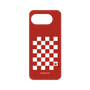 プレミアムパネル［ Racing checkered flag Red - レーシングチェッカーフラッグ レッド ］