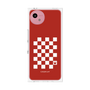 プレミアムパネル［ Racing checkered flag Red - レーシングチェッカーフラッグ レッド ］