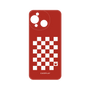 プレミアムパネル［ Racing checkered flag Red - レーシングチェッカーフラッグ レッド ］