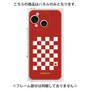 プレミアムパネル［ Racing checkered flag Red - レーシングチェッカーフラッグ レッド ］