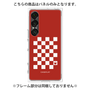 プレミアムパネル［ Racing checkered flag Red - レーシングチェッカーフラッグ レッド ］