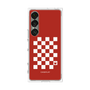 プレミアムパネル［ Racing checkered flag Red - レーシングチェッカーフラッグ レッド ］