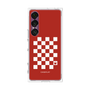 プレミアムパネル［ Racing checkered flag Red - レーシングチェッカーフラッグ レッド ］