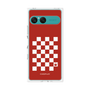 プレミアムパネル［ Racing checkered flag Red - レーシングチェッカーフラッグ レッド ］