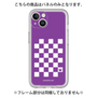 プレミアムパネル［ Racing checkered flag Purple - レーシングチェッカーフラッグ パープル ］
