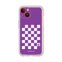 プレミアムパネル［ Racing checkered flag Purple - レーシングチェッカーフラッグ パープル ］