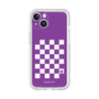 プレミアムパネル［ Racing checkered flag Purple - レーシングチェッカーフラッグ パープル ］