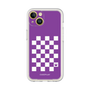 プレミアムパネル［ Racing checkered flag Purple - レーシングチェッカーフラッグ パープル ］