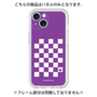 プレミアムパネル［ Racing checkered flag Purple - レーシングチェッカーフラッグ パープル ］