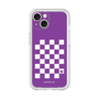 プレミアムパネル［ Racing checkered flag Purple - レーシングチェッカーフラッグ パープル ］