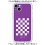 プレミアムパネル［ Racing checkered flag Purple - レーシングチェッカーフラッグ パープル ］