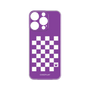 プレミアムパネル［ Racing checkered flag Purple - レーシングチェッカーフラッグ パープル ］