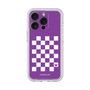 プレミアムパネル［ Racing checkered flag Purple - レーシングチェッカーフラッグ パープル ］
