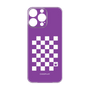 プレミアムパネル［ Racing checkered flag Purple - レーシングチェッカーフラッグ パープル ］