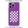 プレミアムパネル［ Racing checkered flag Purple - レーシングチェッカーフラッグ パープル ］