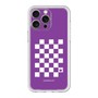 プレミアムパネル［ Racing checkered flag Purple - レーシングチェッカーフラッグ パープル ］
