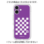 プレミアムパネル［ Racing checkered flag Purple - レーシングチェッカーフラッグ パープル ］