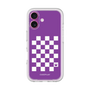 プレミアムパネル［ Racing checkered flag Purple - レーシングチェッカーフラッグ パープル ］