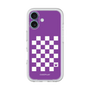 プレミアムパネル［ Racing checkered flag Purple - レーシングチェッカーフラッグ パープル ］