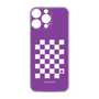 プレミアムパネル［ Racing checkered flag Purple - レーシングチェッカーフラッグ パープル ］
