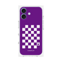 プレミアムパネル［ Racing checkered flag Purple - レーシングチェッカーフラッグ パープル ］