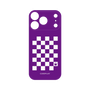 プレミアムパネル［ Racing checkered flag Purple - レーシングチェッカーフラッグ パープル ］