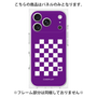 プレミアムパネル［ Racing checkered flag Purple - レーシングチェッカーフラッグ パープル ］