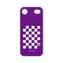 プレミアムパネル［ Racing checkered flag Purple - レーシングチェッカーフラッグ パープル ］