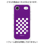 プレミアムパネル［ Racing checkered flag Purple - レーシングチェッカーフラッグ パープル ］