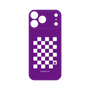 プレミアムパネル［ Racing checkered flag Purple - レーシングチェッカーフラッグ パープル ］