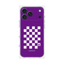 プレミアムパネル［ Racing checkered flag Purple - レーシングチェッカーフラッグ パープル ］