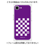 プレミアムパネル［ Racing checkered flag Purple - レーシングチェッカーフラッグ パープル ］