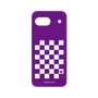 プレミアムパネル［ Racing checkered flag Purple - レーシングチェッカーフラッグ パープル ］