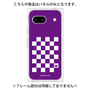 プレミアムパネル［ Racing checkered flag Purple - レーシングチェッカーフラッグ パープル ］