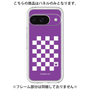 プレミアムパネル［ Racing checkered flag Purple - レーシングチェッカーフラッグ パープル ］