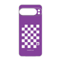 プレミアムパネル［ Racing checkered flag Purple - レーシングチェッカーフラッグ パープル ］