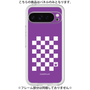 プレミアムパネル［ Racing checkered flag Purple - レーシングチェッカーフラッグ パープル ］