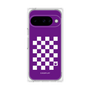 プレミアムパネル［ Racing checkered flag Purple - レーシングチェッカーフラッグ パープル ］