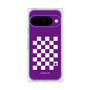 プレミアムパネル［ Racing checkered flag Purple - レーシングチェッカーフラッグ パープル ］