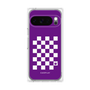 プレミアムパネル［ Racing checkered flag Purple - レーシングチェッカーフラッグ パープル ］