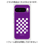プレミアムパネル［ Racing checkered flag Purple - レーシングチェッカーフラッグ パープル ］
