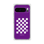 プレミアムパネル［ Racing checkered flag Purple - レーシングチェッカーフラッグ パープル ］