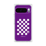 プレミアムパネル［ Racing checkered flag Purple - レーシングチェッカーフラッグ パープル ］